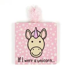 Jellycat If I were a Unicorn Book and Bashful Unicorn Small