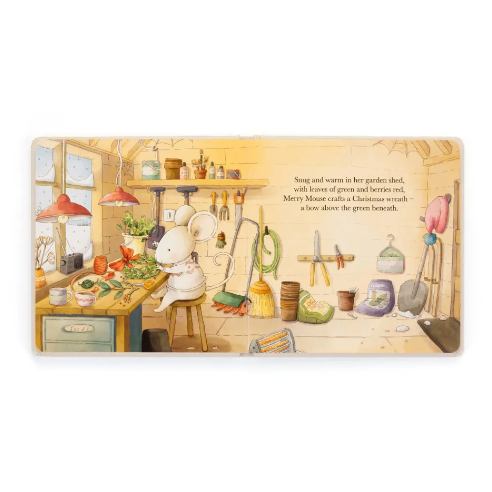 Jellycat Merry Mouse's Christmas Eve Book