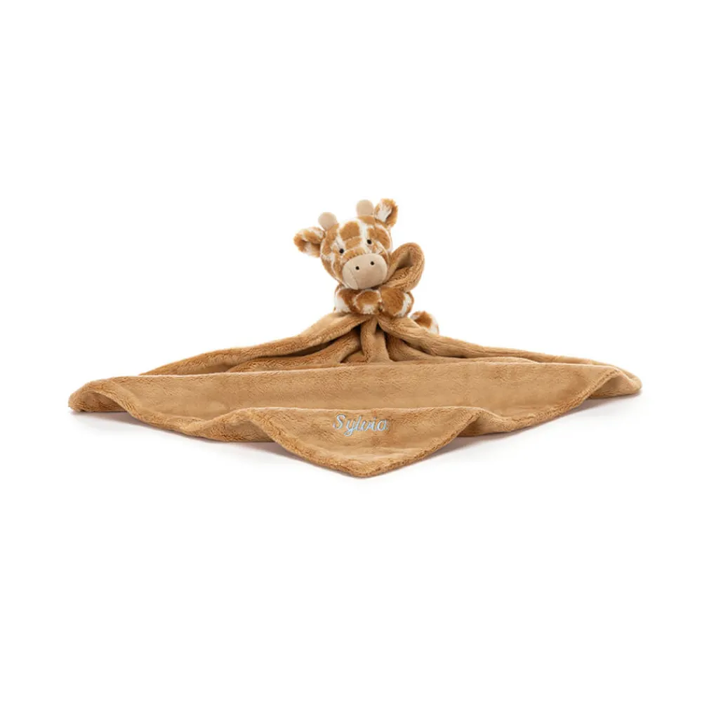 Jellycat Personalised Bashful Giraffe Soother